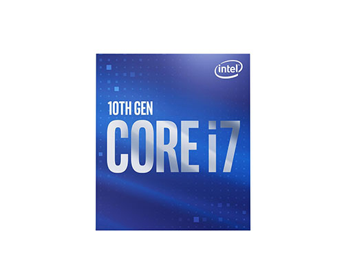 英特尔®酷睿™ i7-10700 台式机处理器 (8核、16线程、16MB缓存，睿频最高可达4.8GHz、65W)