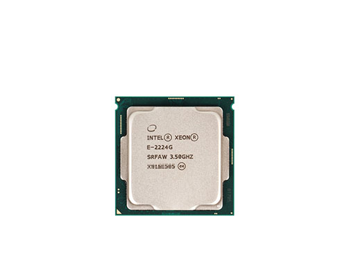 英特尔®至强® E-2224G 服务器处理器 (4核、4线程、8MB缓存，睿频最高可达4.7GHz、71W)