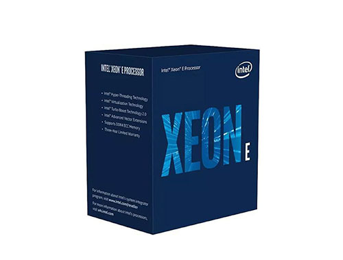 英特尔®至强® E-2124 服务器处理器 (4核、4线程、8MB缓存，睿频最高可达4.3GHz、71W)