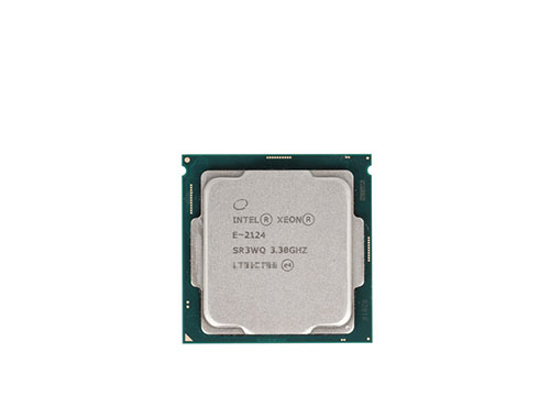 英特尔®至强® E-2124 服务器处理器 (4核、4线程、8MB缓存，睿频最高可达4.3GHz、71W)