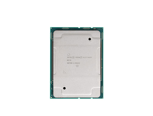 英特尔®至强®可扩展铂金 8276 服务器处理器 (28核、56线程、38.5MB缓存，睿频最高可达4.0GHz、165W)