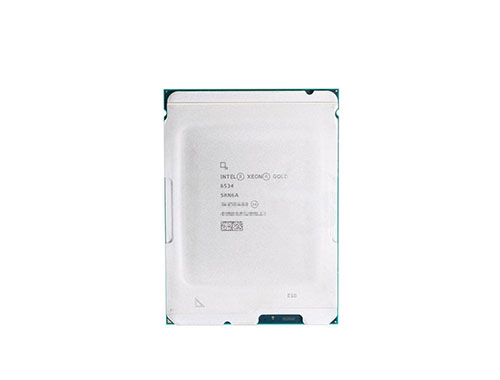 英特尔®至强®可扩展金牌 6534 服务器处理器 (8核、16线程、22.5MB缓存，睿频最高可达4.2GHz、195W)