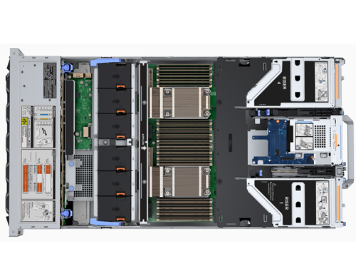 戴尔PowerEdge R860 机架式服务器（2颗x 英特尔至强金牌 6434H，3.7GHz，8核丨128GB DDR5 ECC 内存丨2块*960GB 固态+5块*2.4TB SAS 硬盘丨H755 阵列卡）