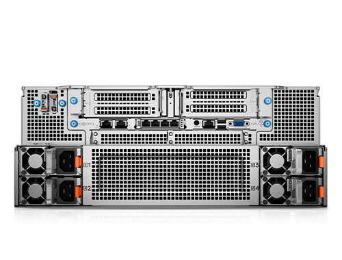 戴尔（DELL）XE8640 机架式服务器（2颗*英特尔至强金牌 6542Y，2.9GHz，24核丨1TB DDR5 ECC 内存丨4块*1.92TB NVMe 固态硬盘丨4x NVIDIA H100 SXM 80GB）