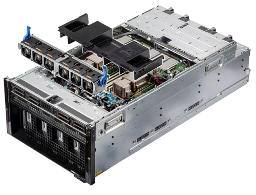 戴尔PowerEdge XE9680 AI训练服务器（2颗*至强铂金 8568Y+，48C/96T丨2TB DDR5 ECC 内存丨4块*3.84TB 固态硬盘丨8个 NVIDIA HGX H200 141GB GPU）