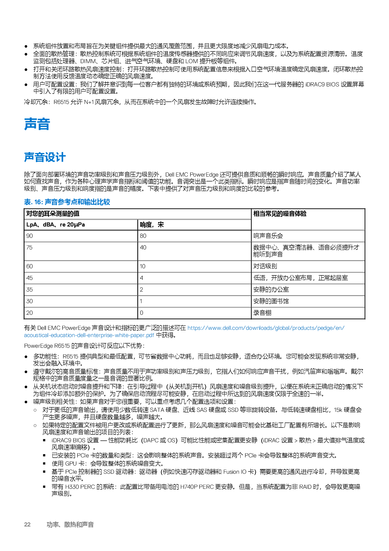 Dell EMC PowerEdge R6515 机架式服务器技术指南PDF第22页
