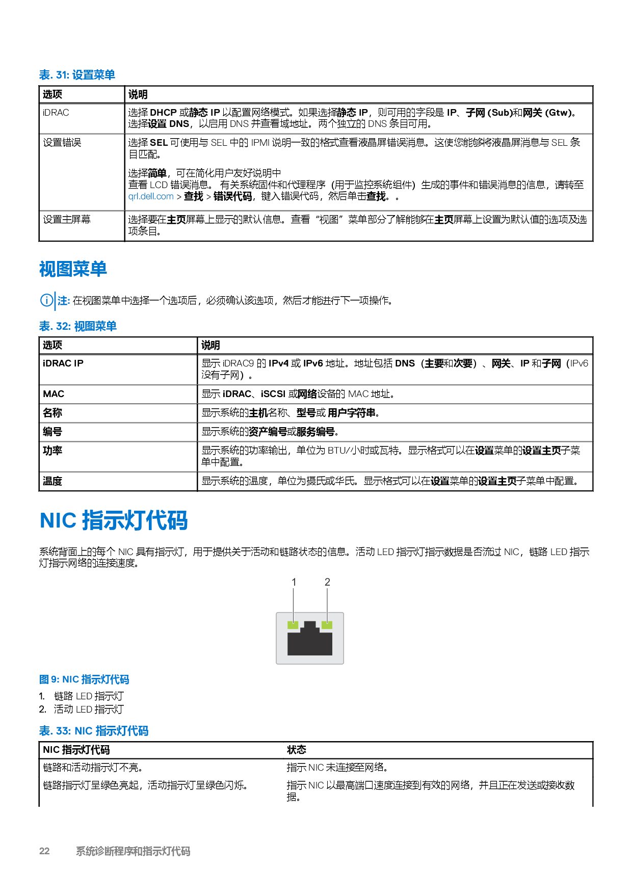 Dell EMC PowerEdge XE8545 机架式服务器技术规格PDF第22页
