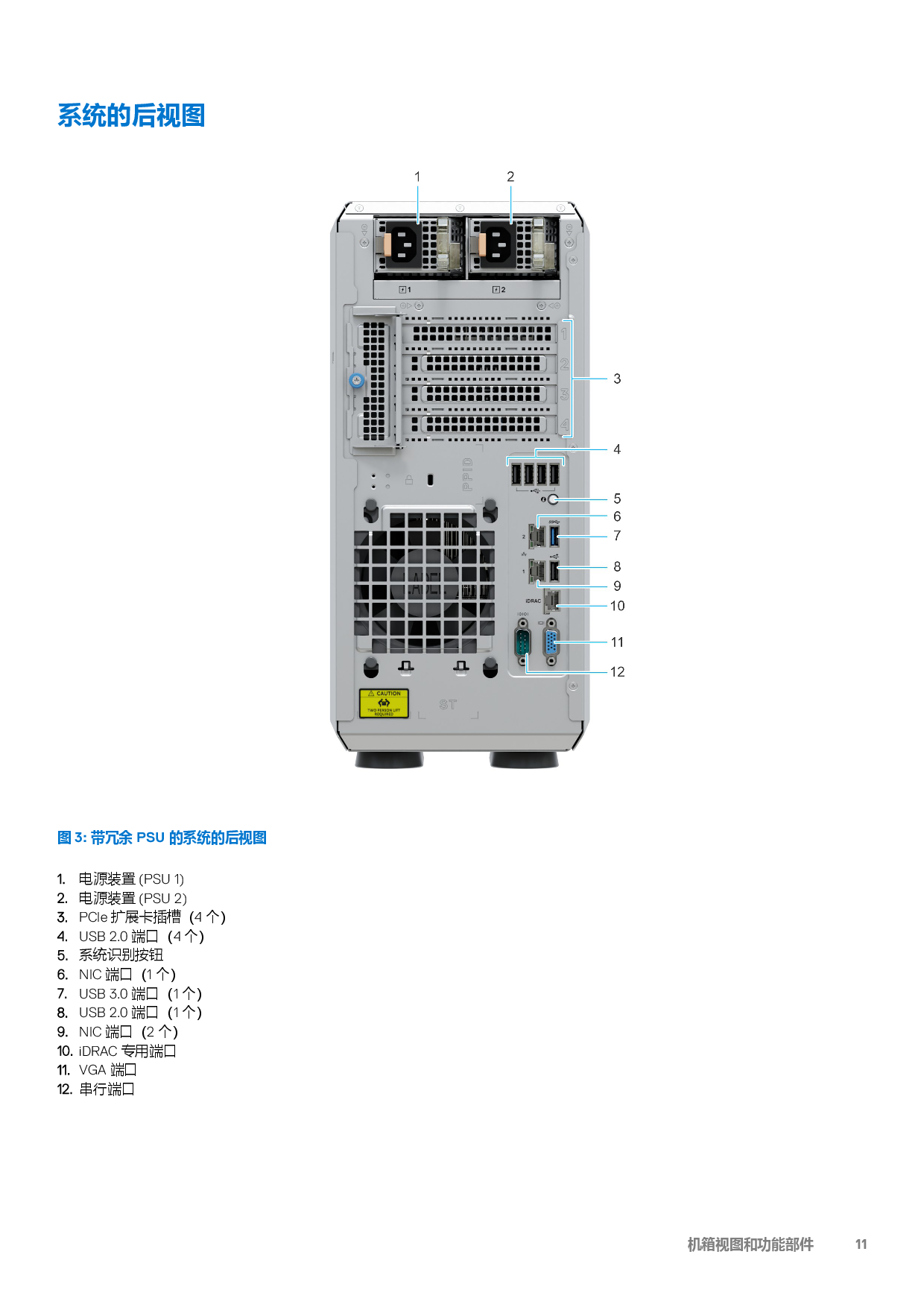 Dell EMC PowerEdge T350 塔式服务器技术指南PDF第11页