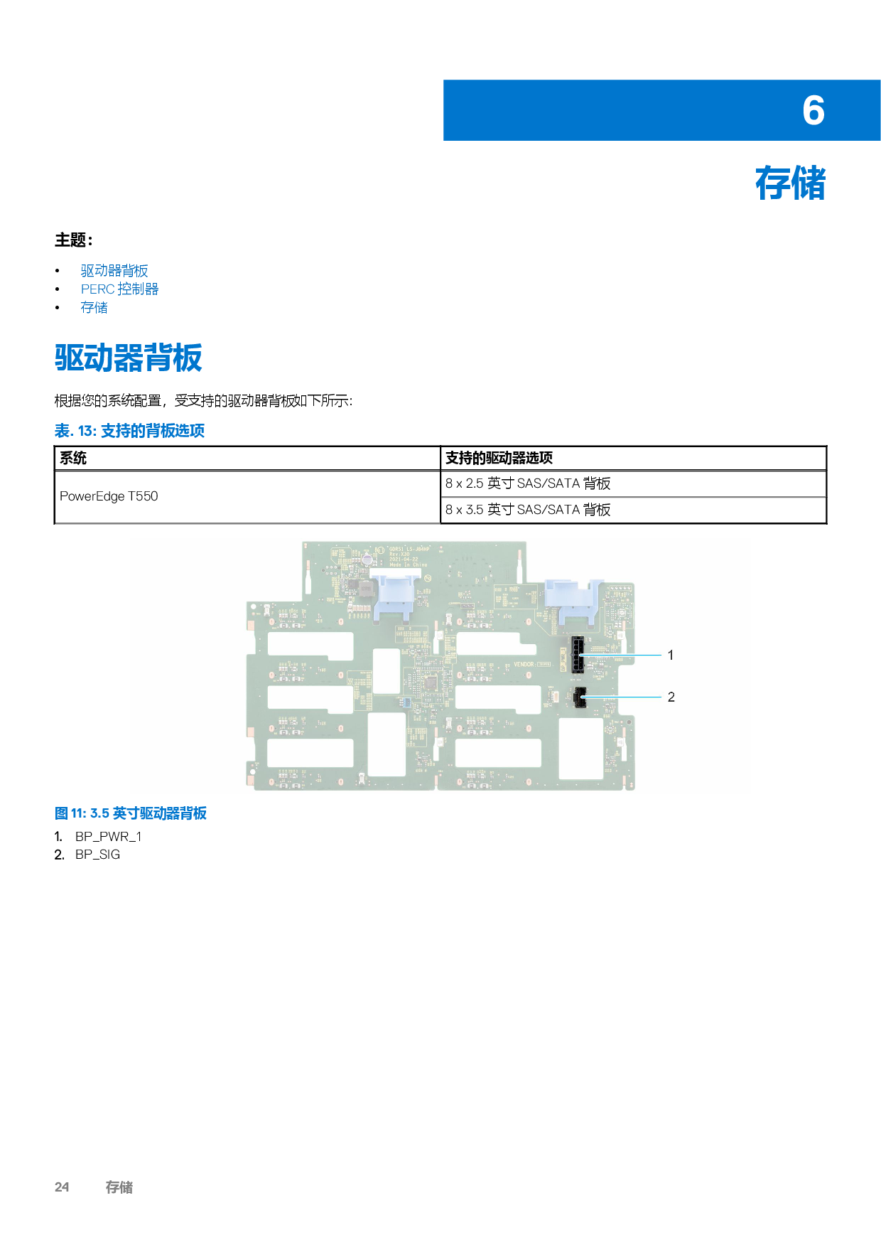 Dell EMC PowerEdge T550 塔式服务器技术指南PDF第24页