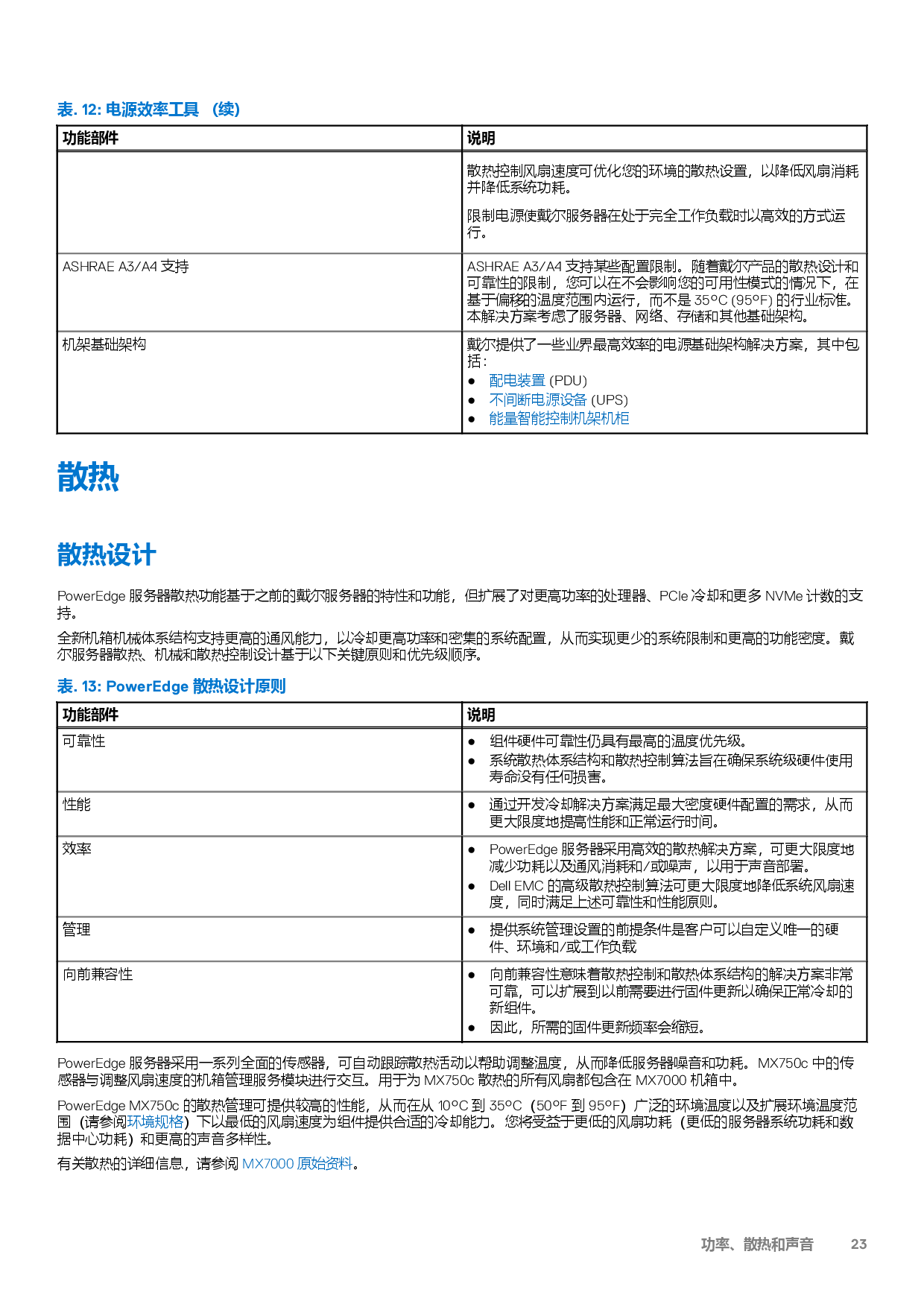 Dell EMC PowerEdge MX750c 刀片式服务器计算节点技术指南PDF第23页