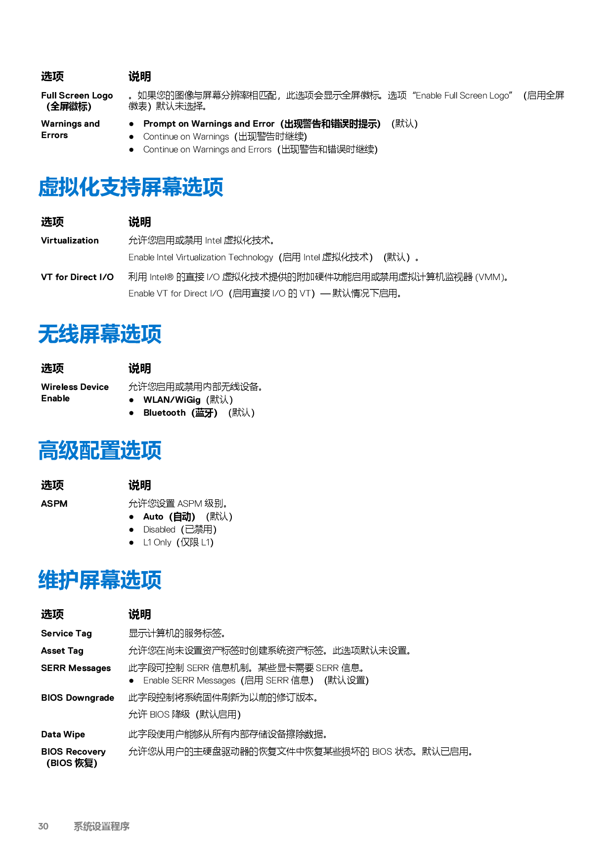 Dell Precision 3440 小型工作站设置和规格指南PDF第30页