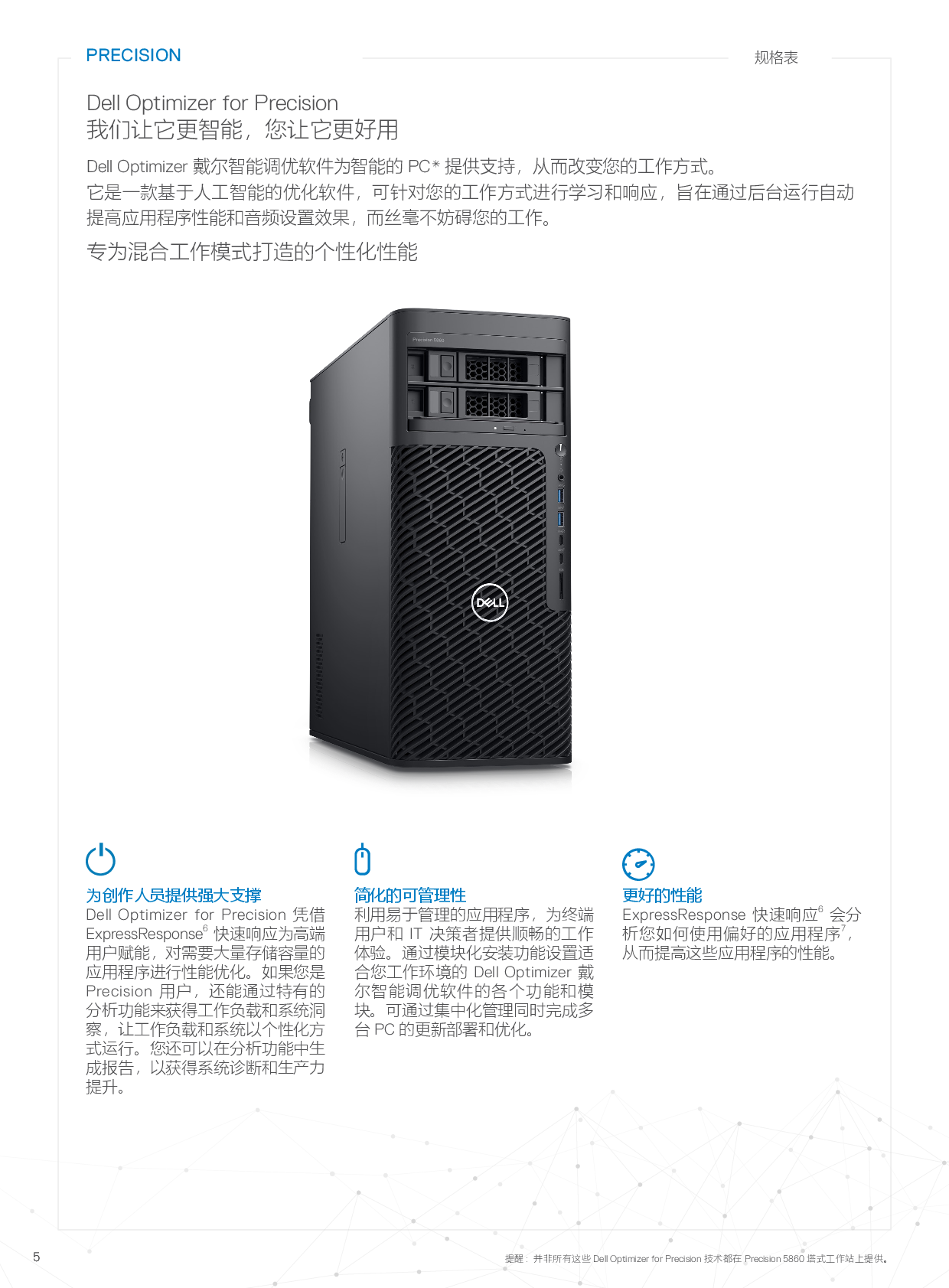 Dell Precision 5860 塔式工作站产品介绍PDF第5页