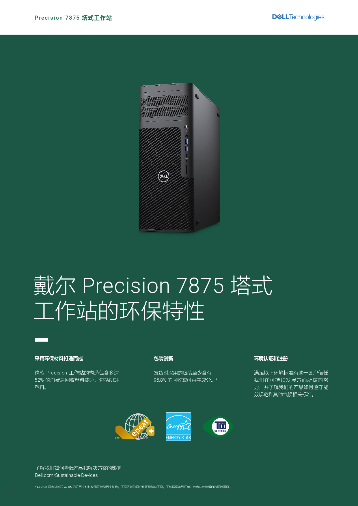 Dell Precision 7875 塔式工作站产品介绍PDF第5页