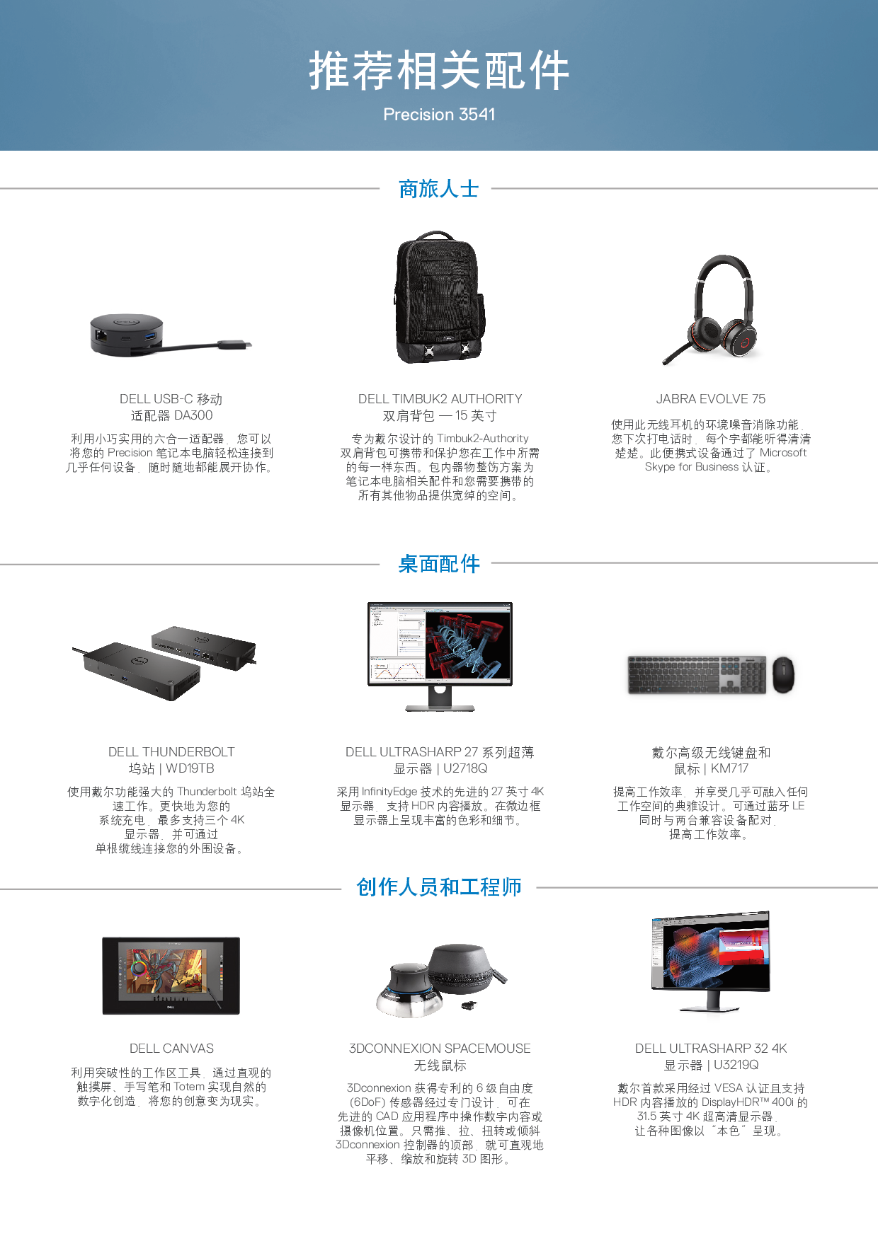 Dell Precision 3541 移动工作站产品介绍PDF第2页
