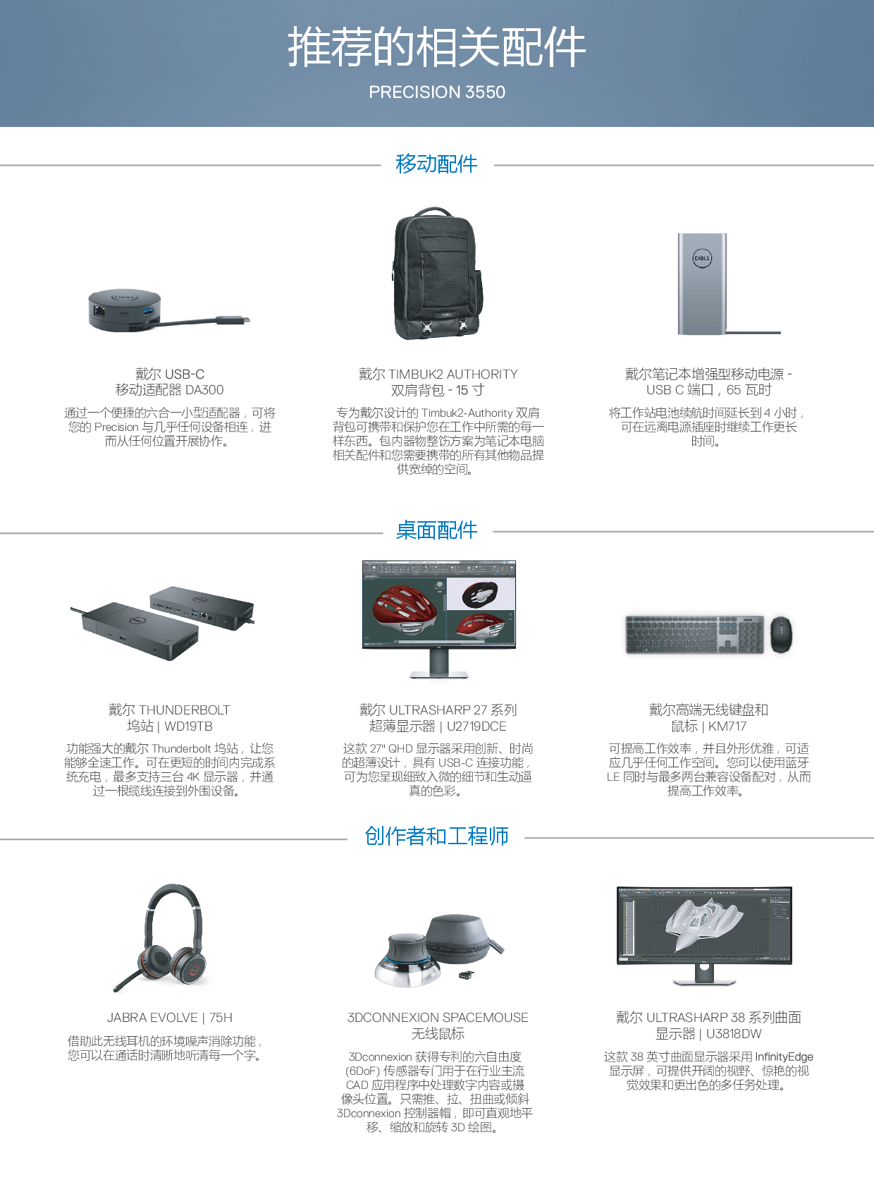 Dell Precision 3550 移动工作站产品介绍PDF第2页