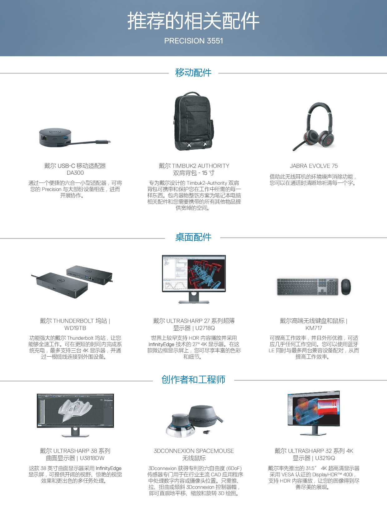 Dell Precision 3551 移动工作站产品介绍PDF第2页
