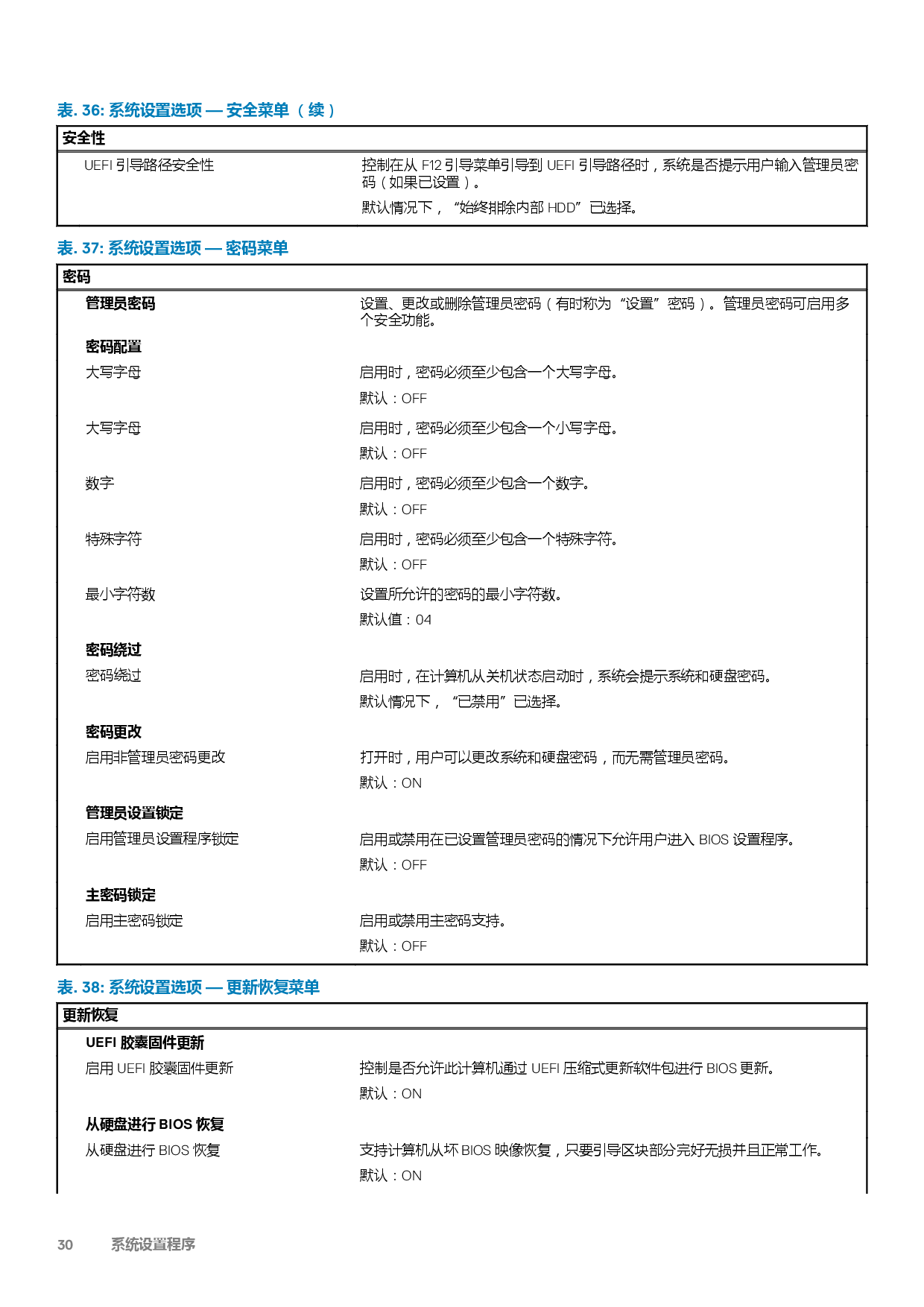 Dell Precision 5750 移动工作站设置和规格指南PDF第30页