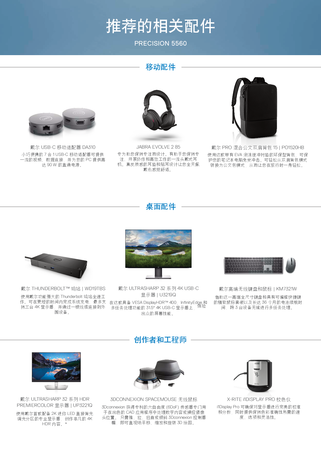 Dell Precision 5560 移动工作站产品介绍PDF第2页