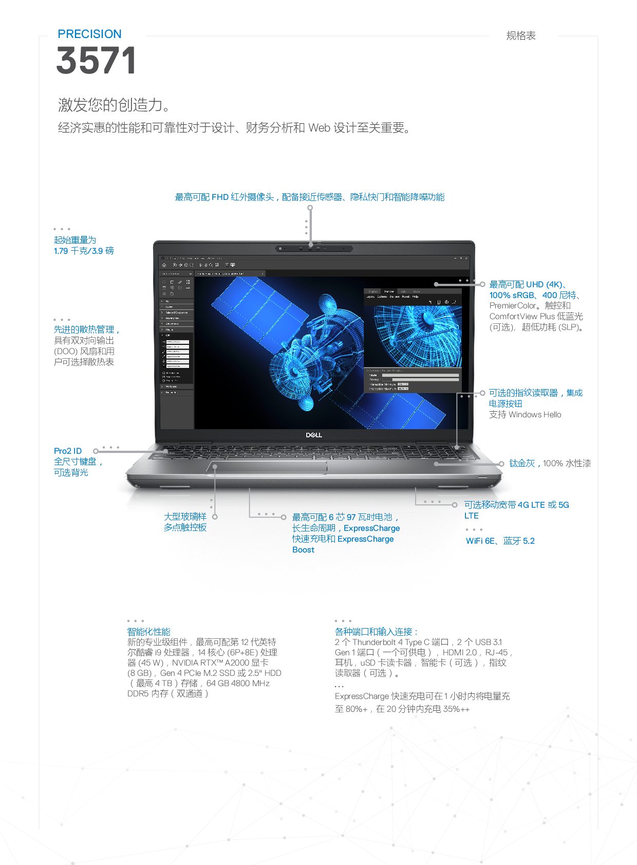 Dell Precision 3571 移动工作站产品介绍PDF第2页