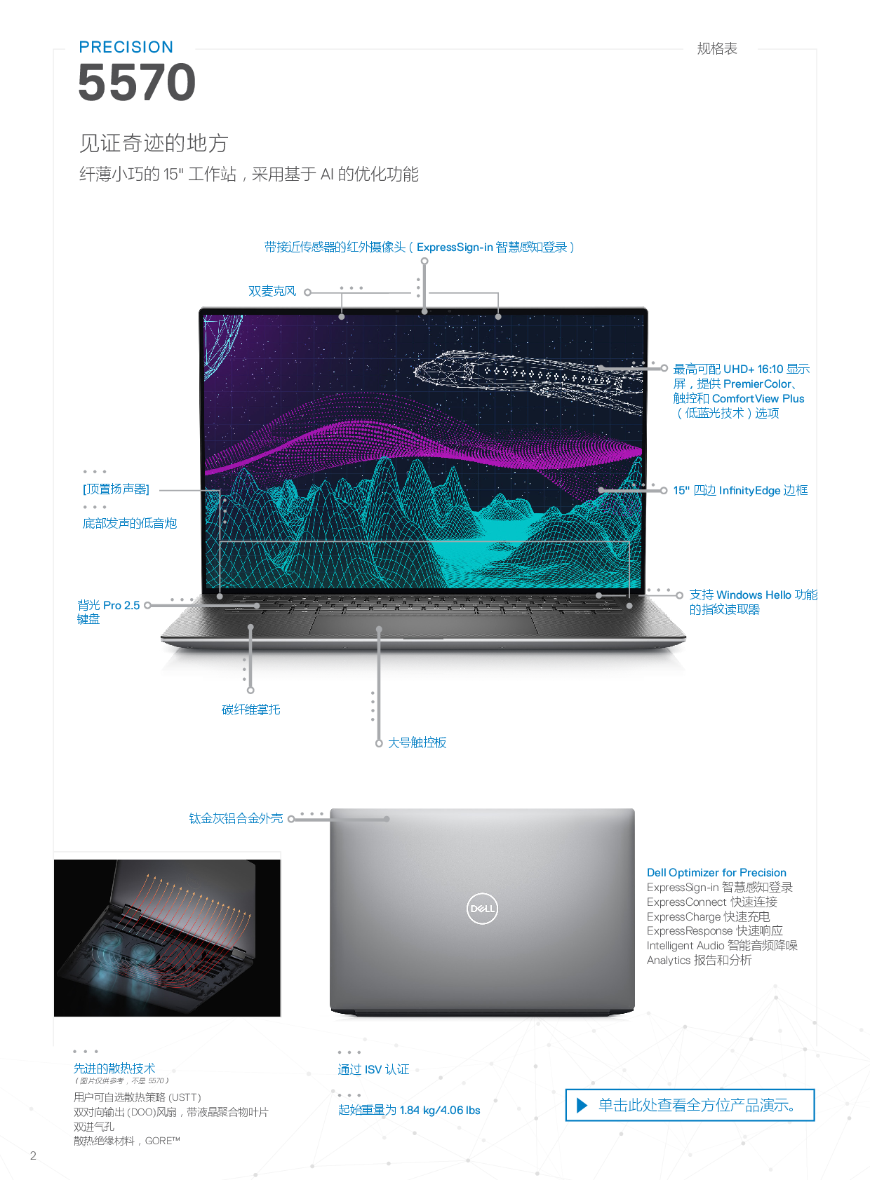 Dell Precision 5570 移动工作站产品介绍PDF第2页
