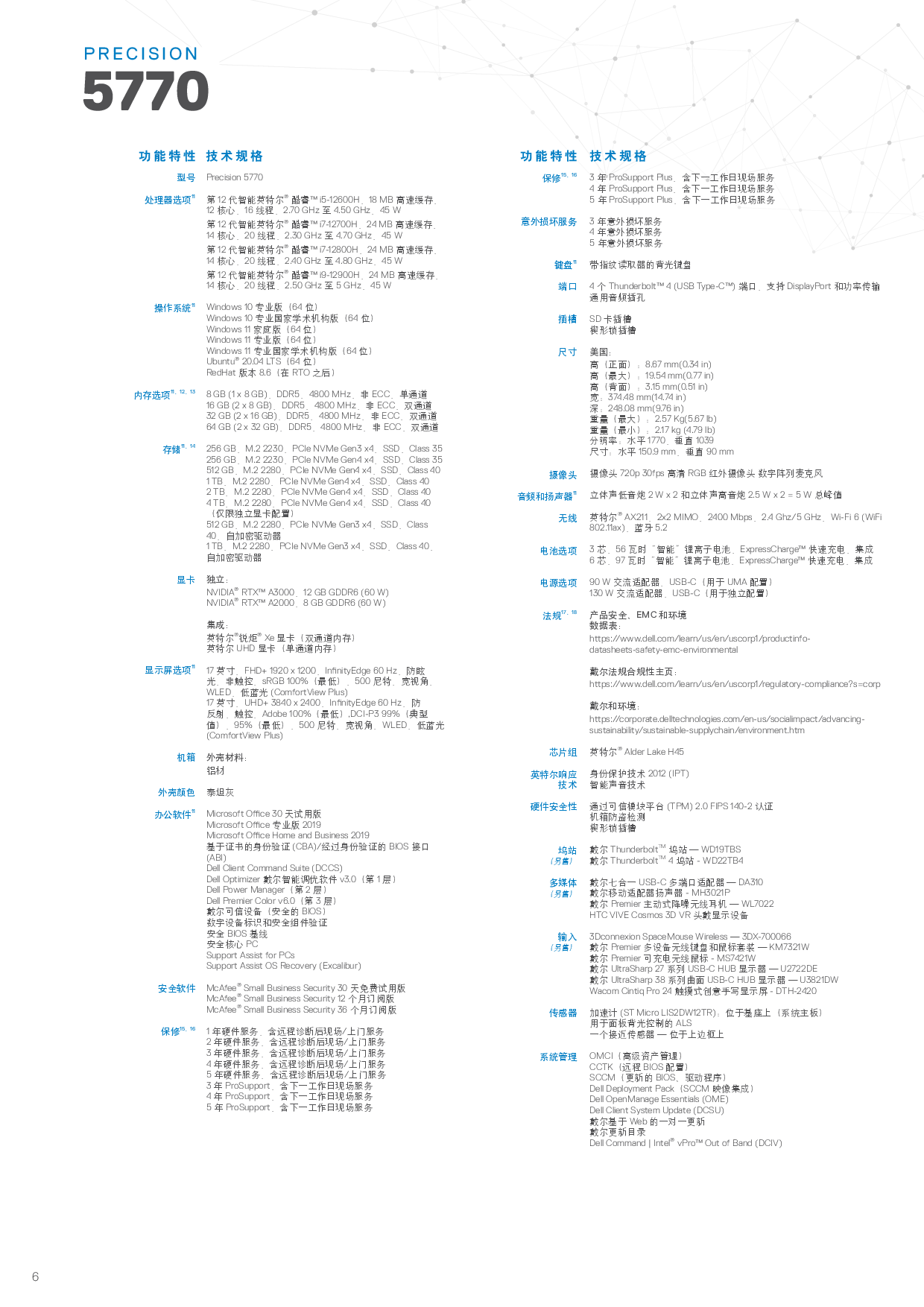 Dell Precision 5770 移动工作站产品介绍PDF第6页
