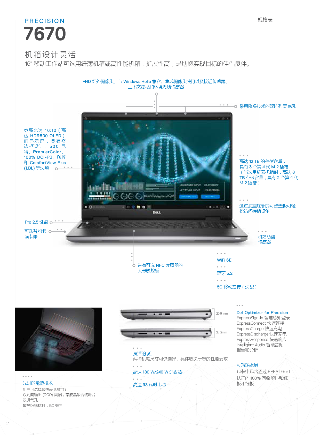 Dell Precision 7670 移动工作站产品介绍PDF第2页