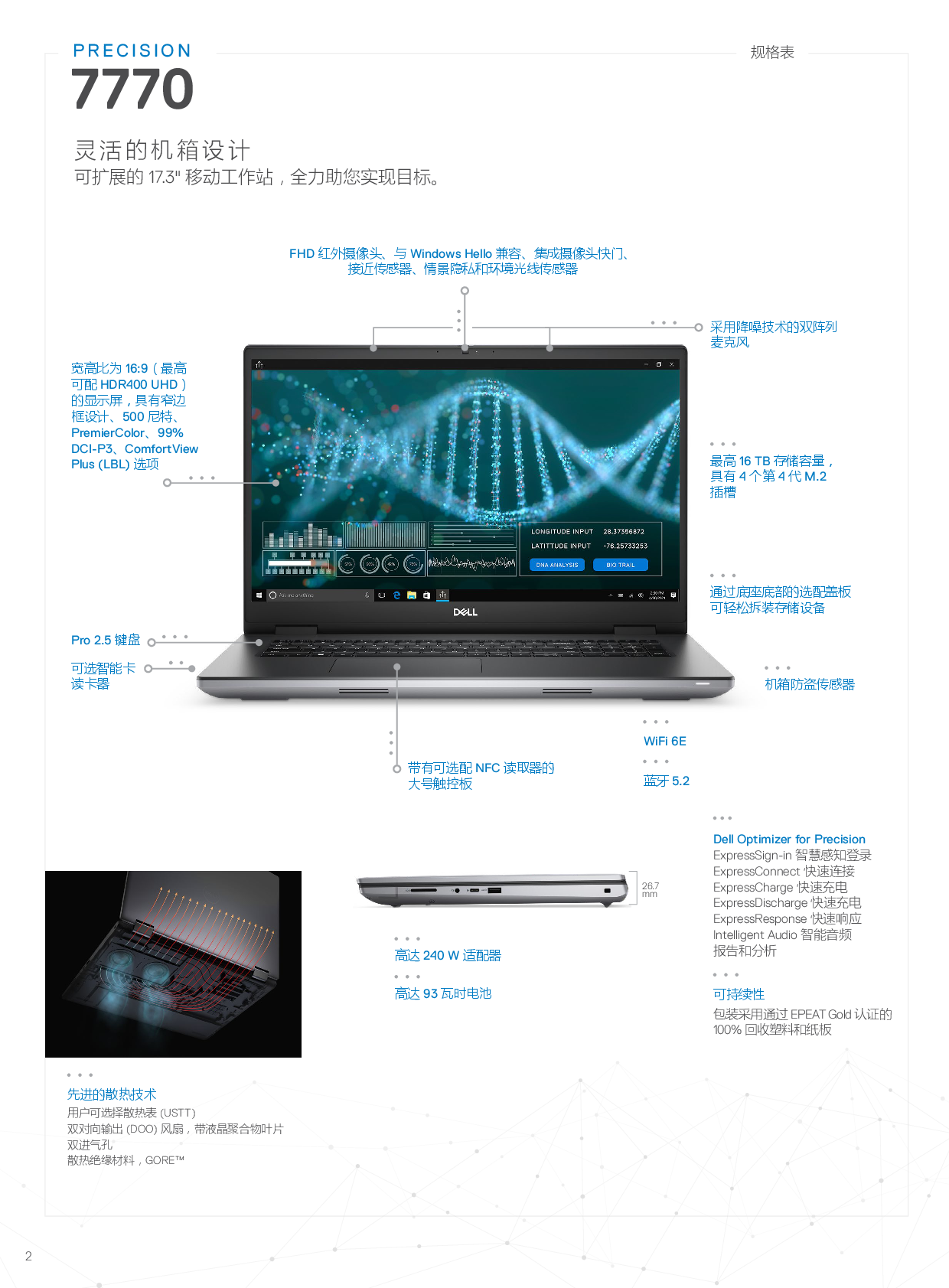 Dell Precision 7770 移动工作站产品介绍PDF第2页