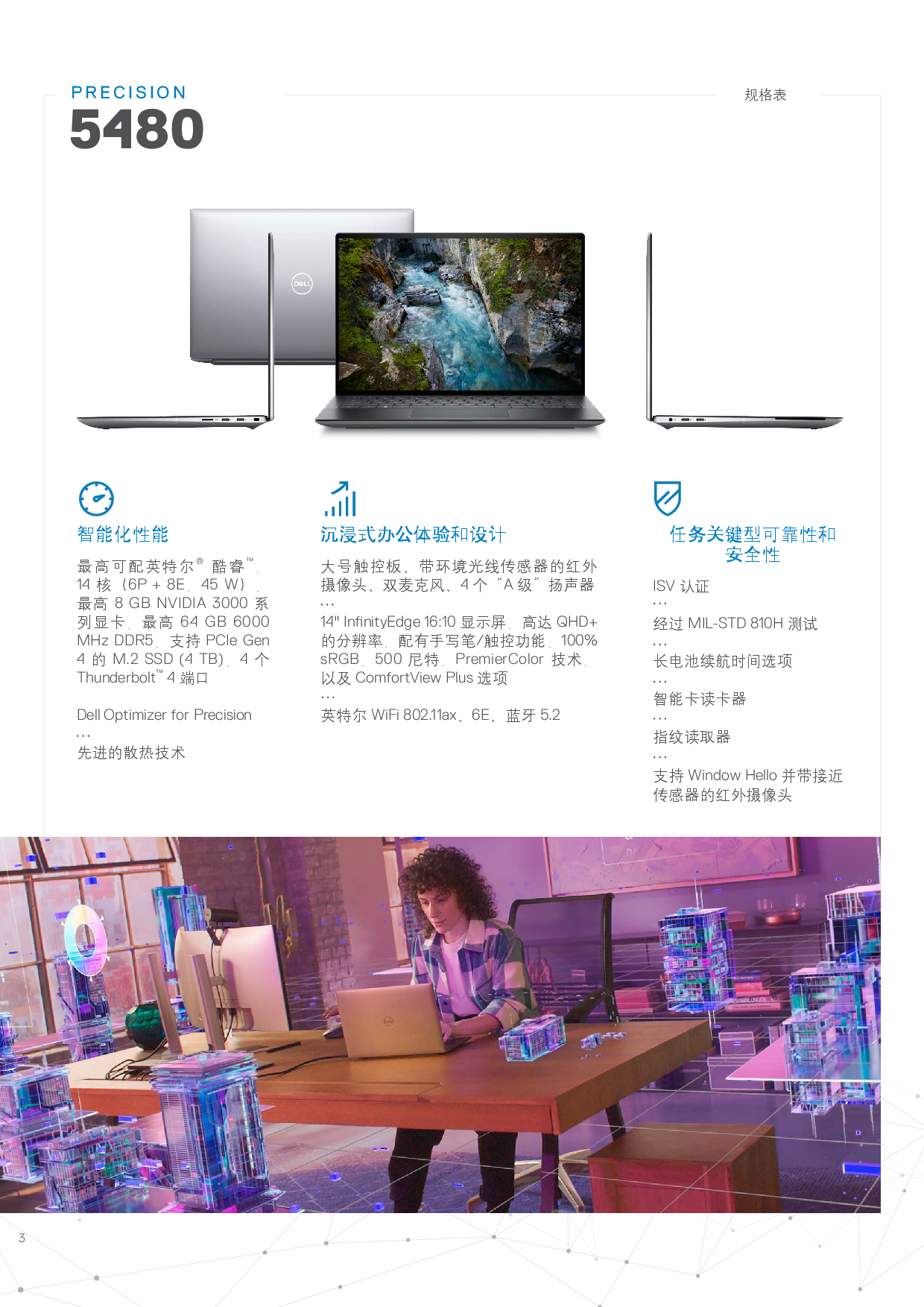 Dell Precision 5480 移动工作站产品介绍PDF第3页