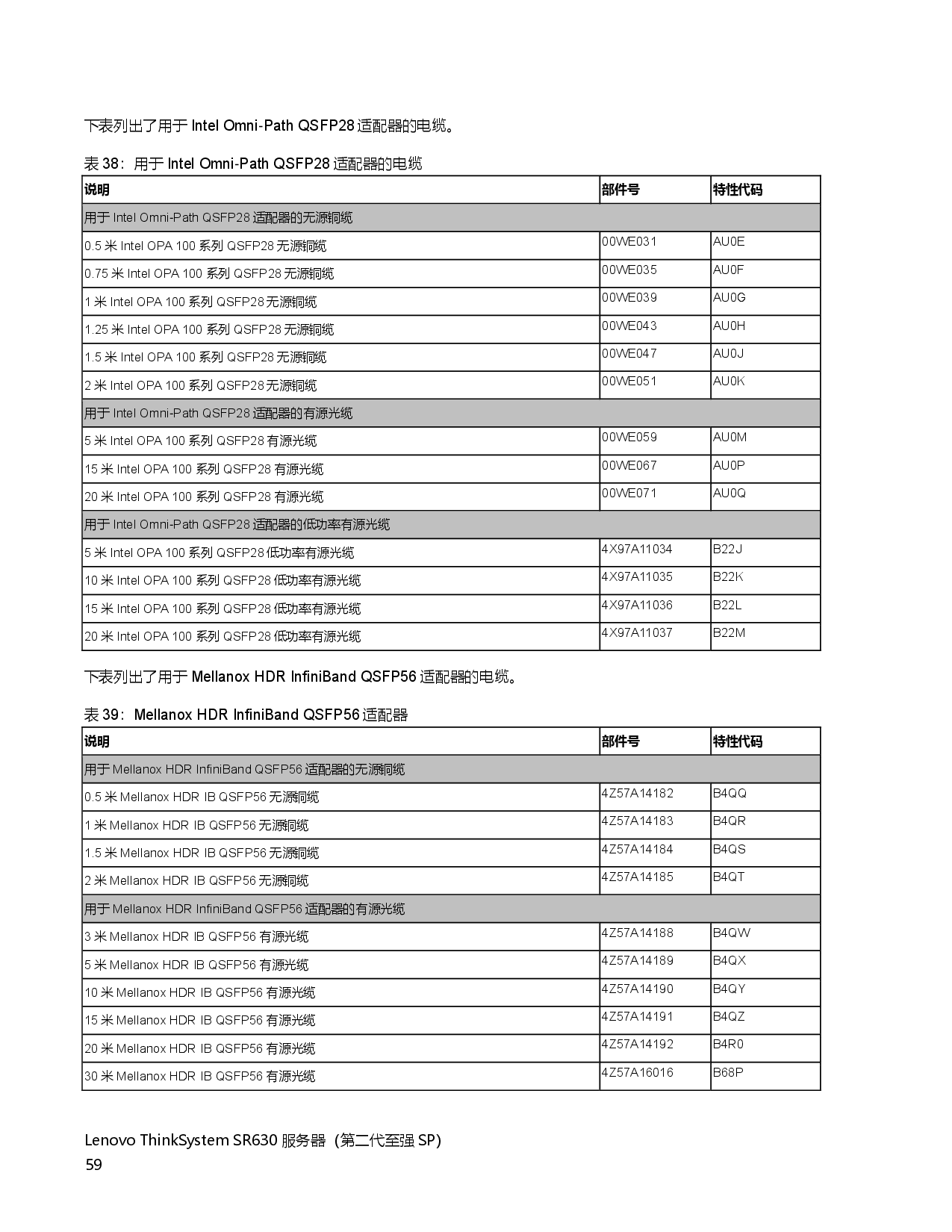 联想ThinkSystem SR630 机架式服务器产品指南PDF第59页