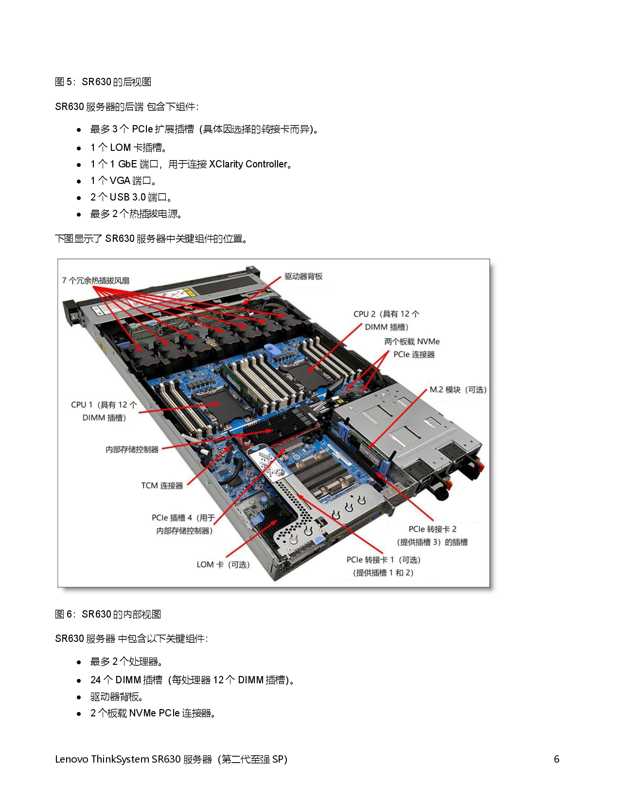 联想ThinkSystem SR630 机架式服务器产品指南PDF第6页