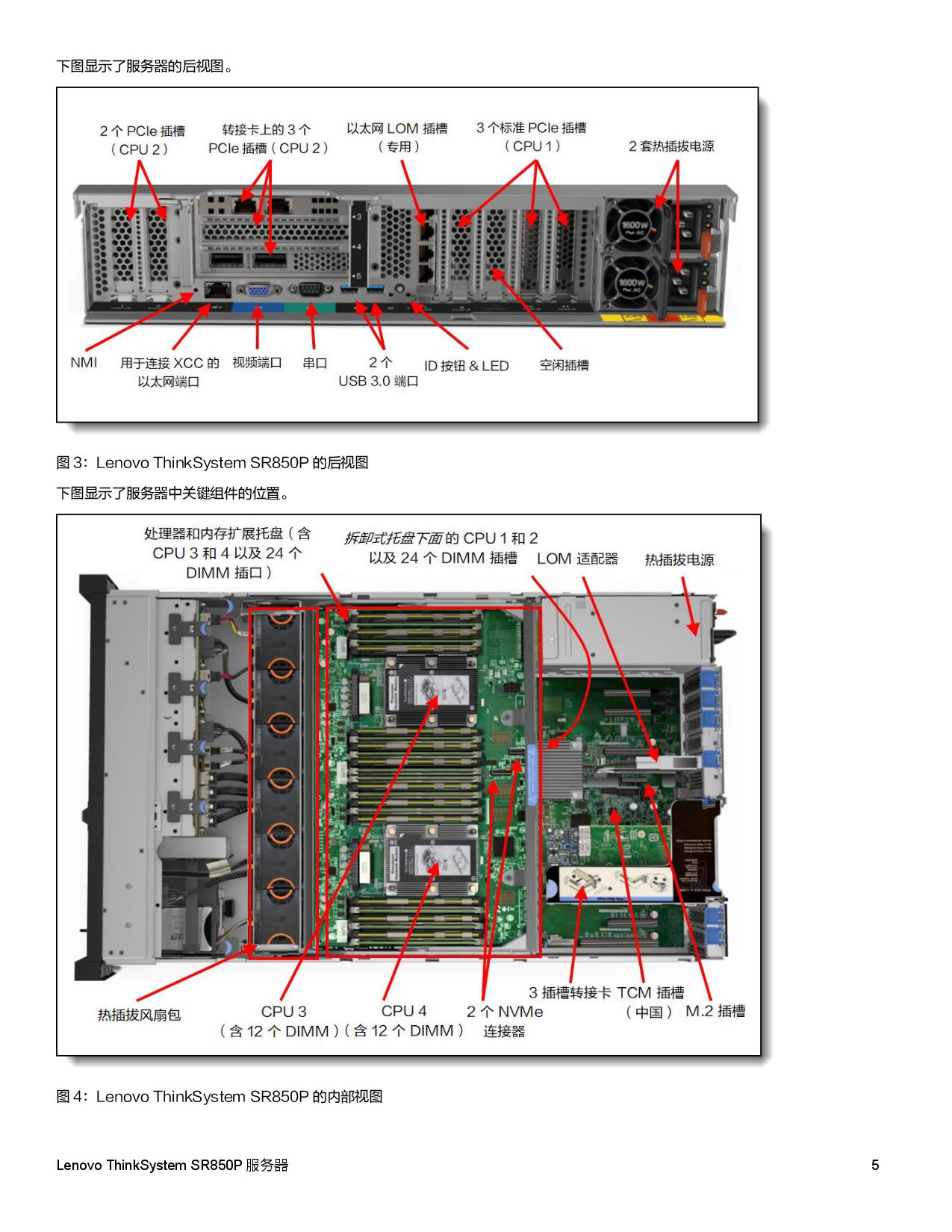 联想ThinkSystem SR850P 机架式服务器产品指南PDF第5页