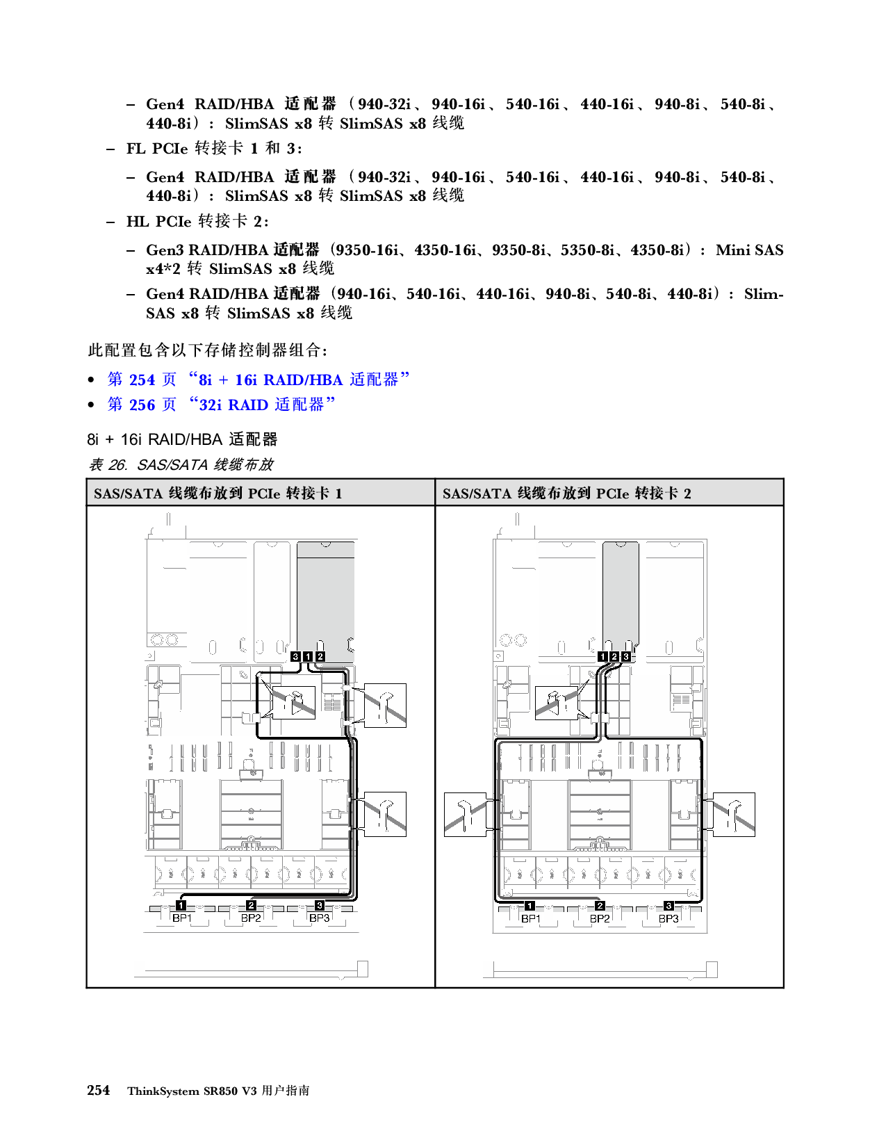 联想ThinkSystem SR850 V3 机架式服务器用户指南PDF第264页