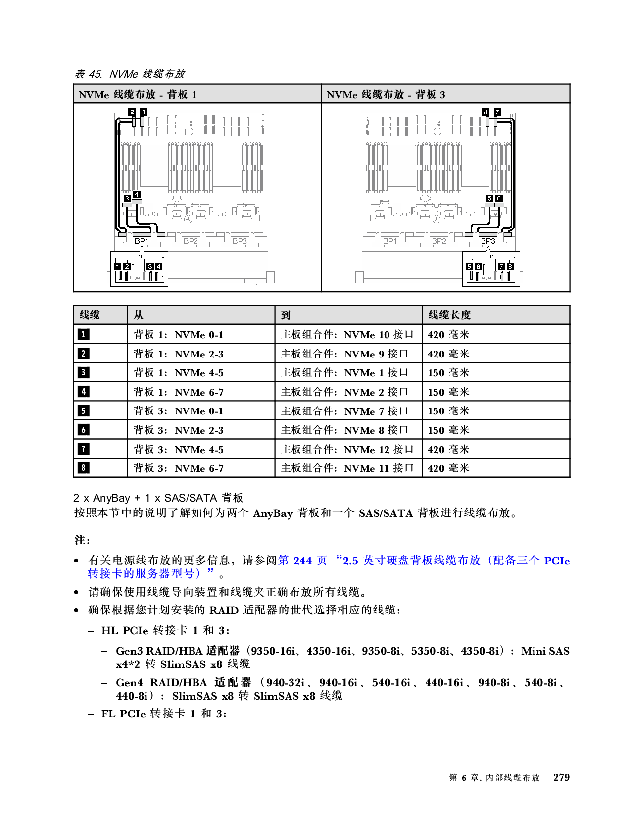 联想ThinkSystem SR850 V3 机架式服务器用户指南PDF第289页