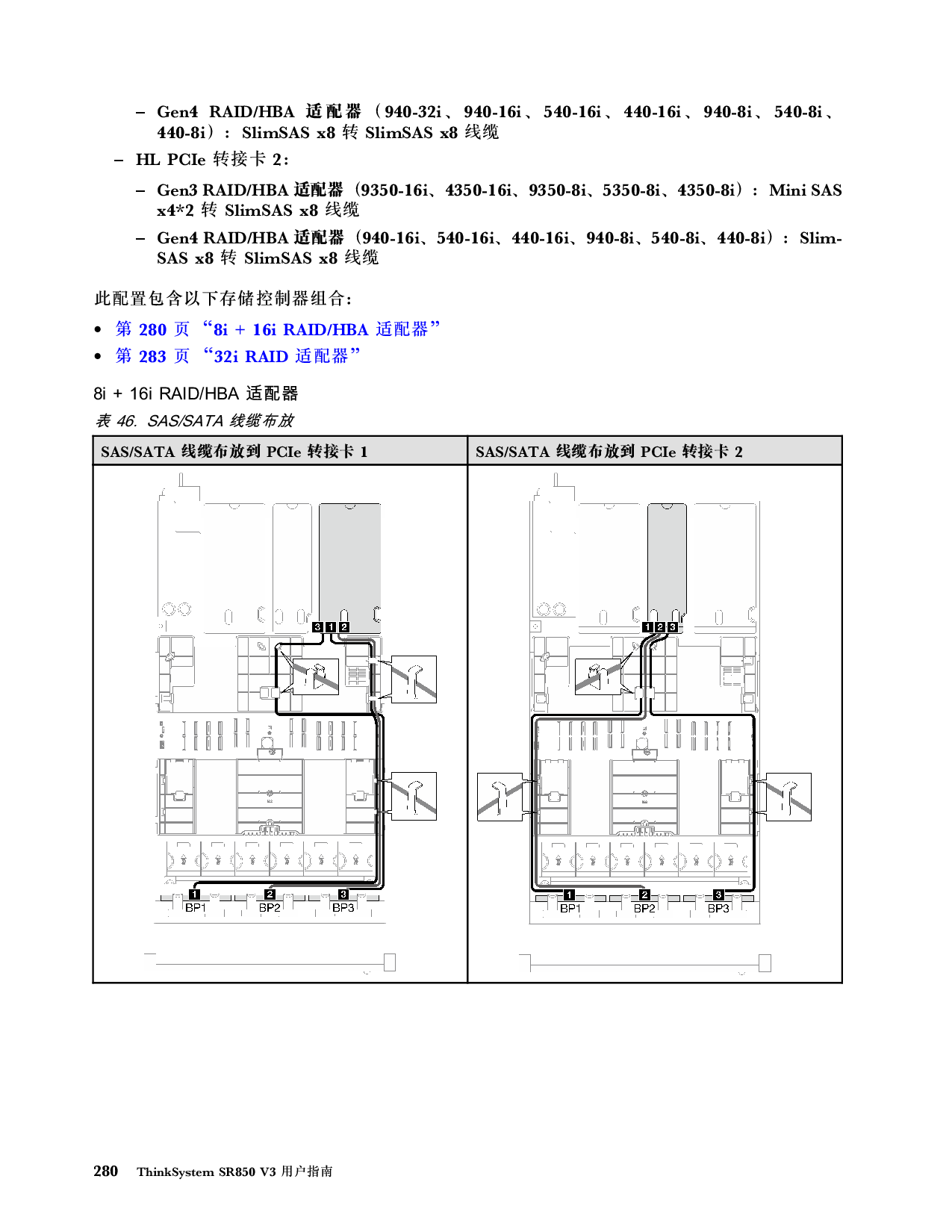 联想ThinkSystem SR850 V3 机架式服务器用户指南PDF第290页
