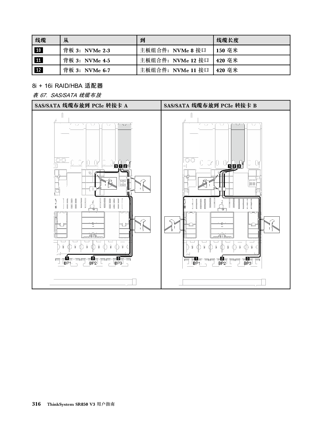 联想ThinkSystem SR850 V3 机架式服务器用户指南PDF第326页