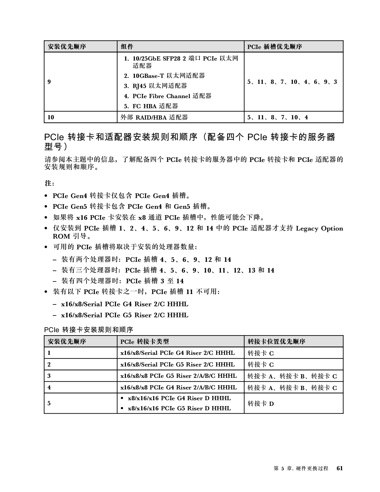 联想ThinkSystem SR850 V3 机架式服务器用户指南PDF第71页