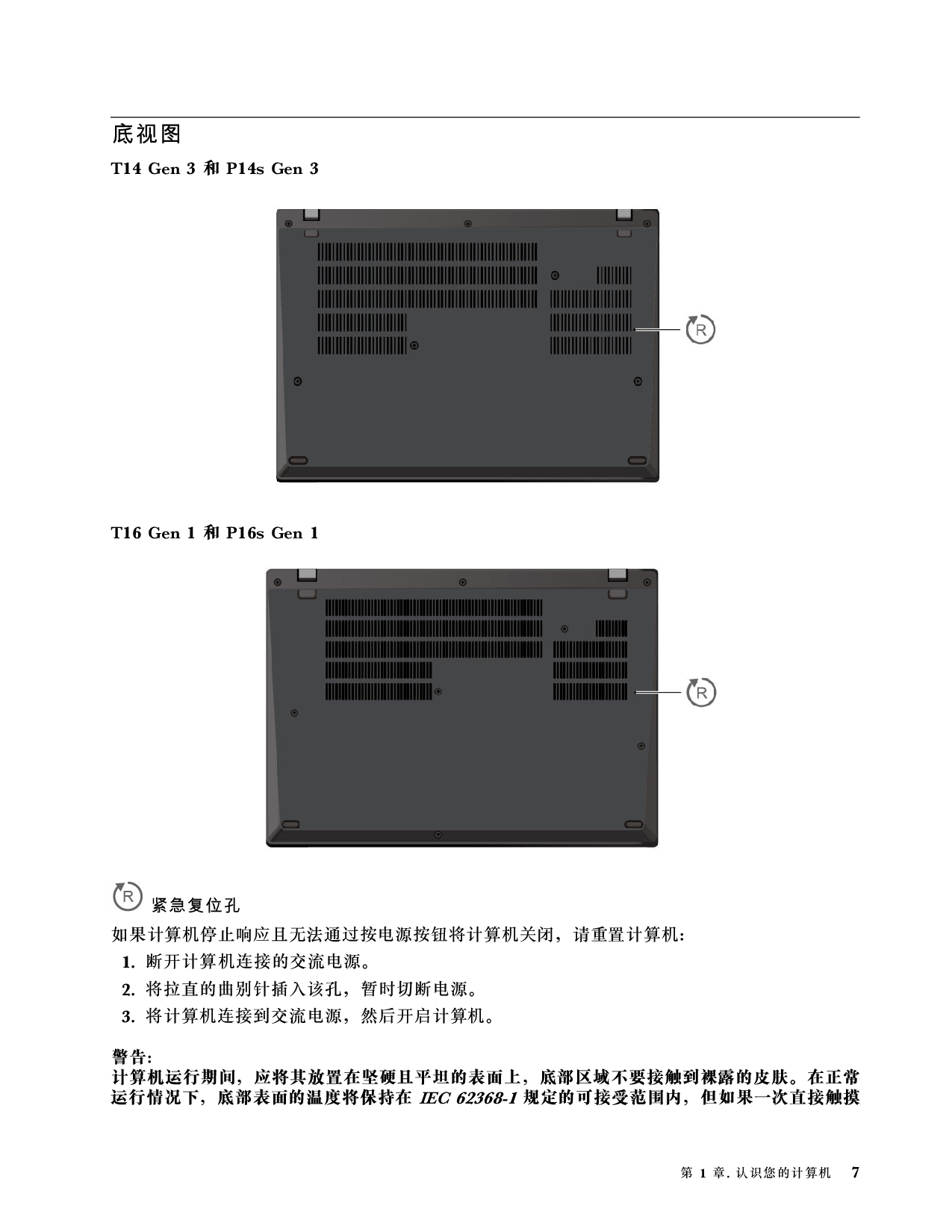 联想ThinkStation P16s 2022 移动工作站用户指南PDF第13页