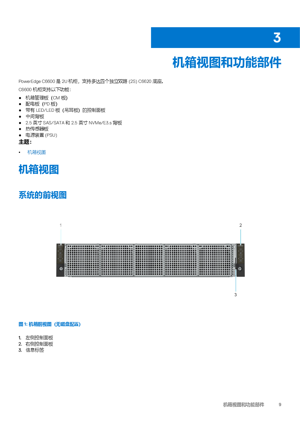 戴尔 PowerEdge C6620 高密度服务器计算节点技术指南PDF第9页