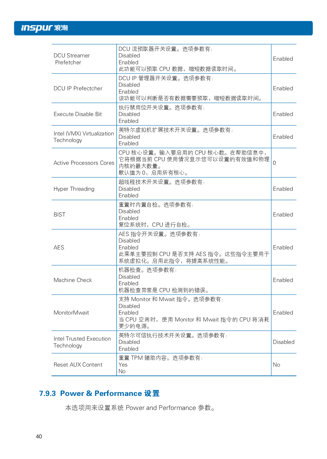 浪潮英信 NP3020M5 塔式服务器用户手册PDF第47页