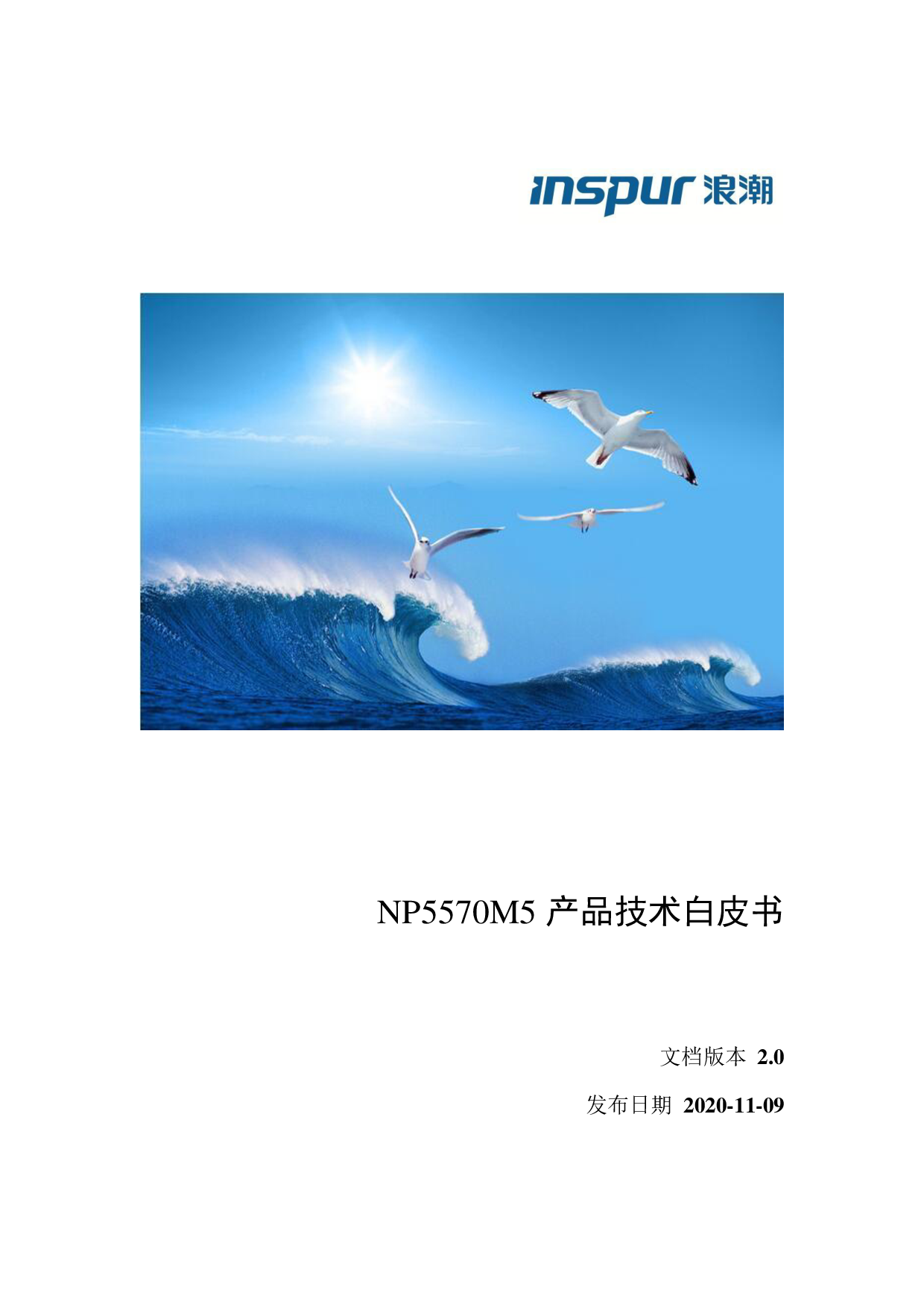 浪潮英信 NP5570M5 塔式服务器技术白皮书PDF第1页