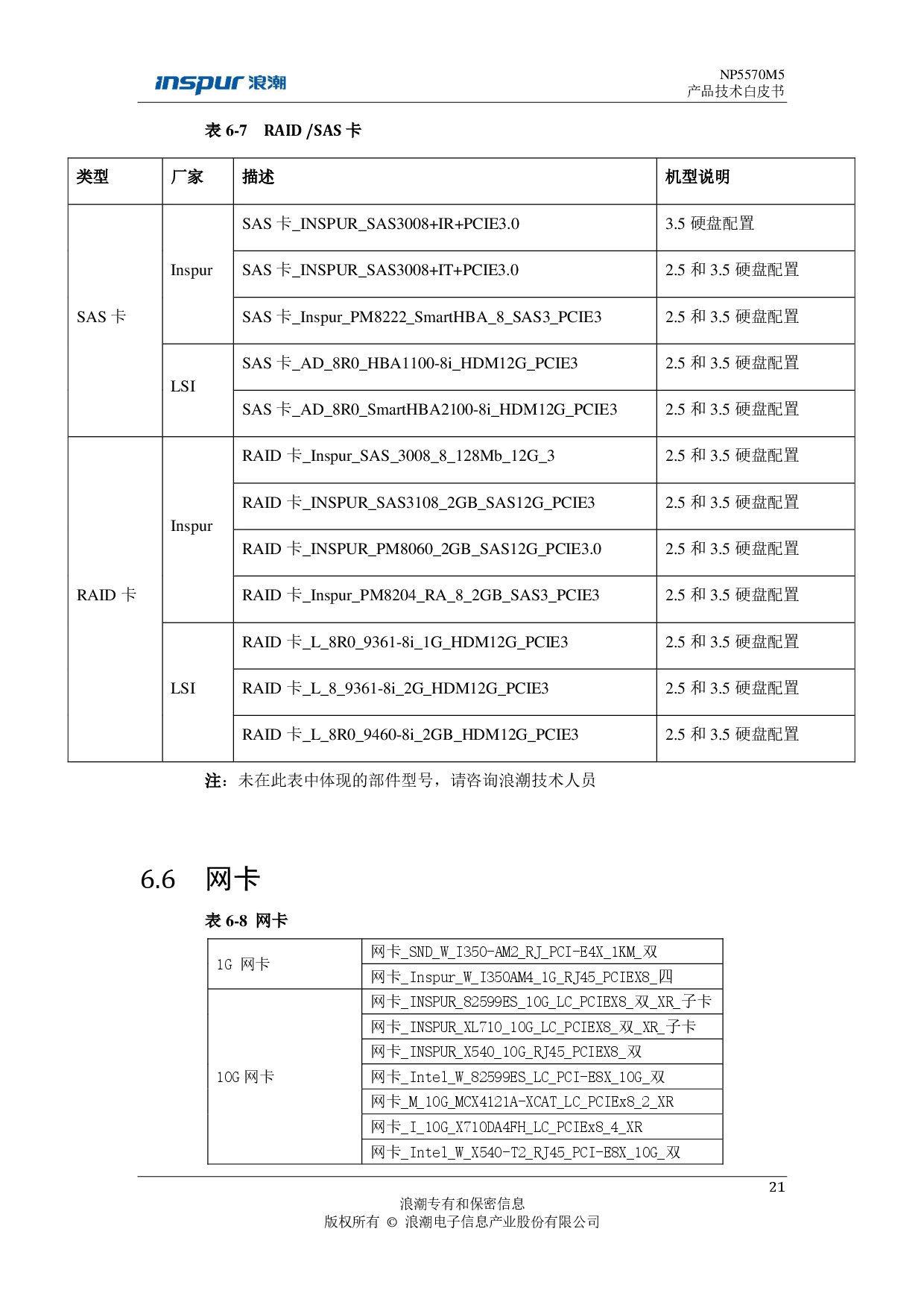 浪潮英信 NP5570M5 塔式服务器技术白皮书PDF第22页
