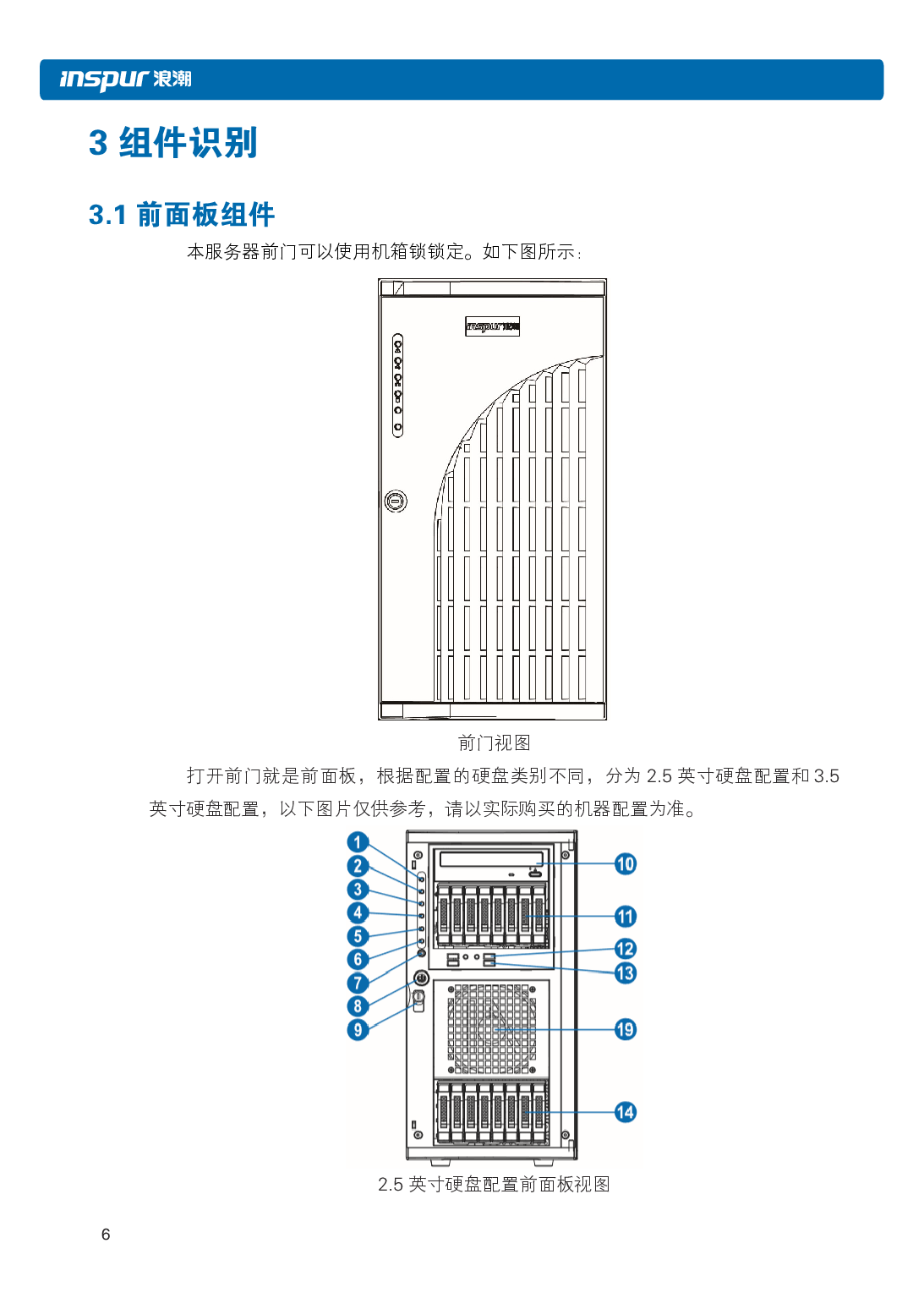 浪潮英信 NP5570M5 塔式服务器用户手册PDF第13页