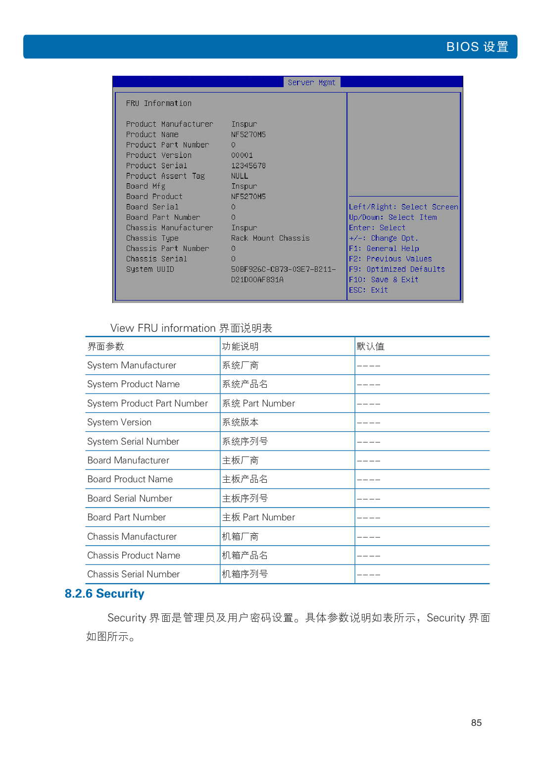 浪潮英信 NF5266M5 机架式服务器用户手册PDF第91页