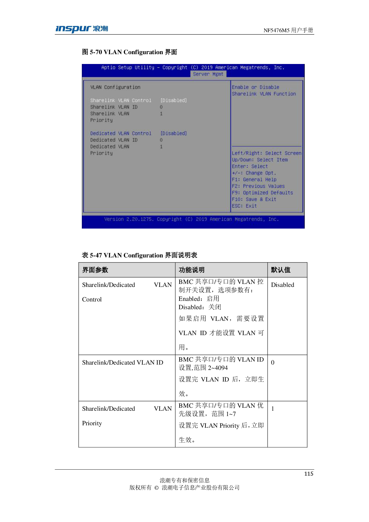 浪潮英信 NF5476M5 机架式服务器用户手册PDF第115页