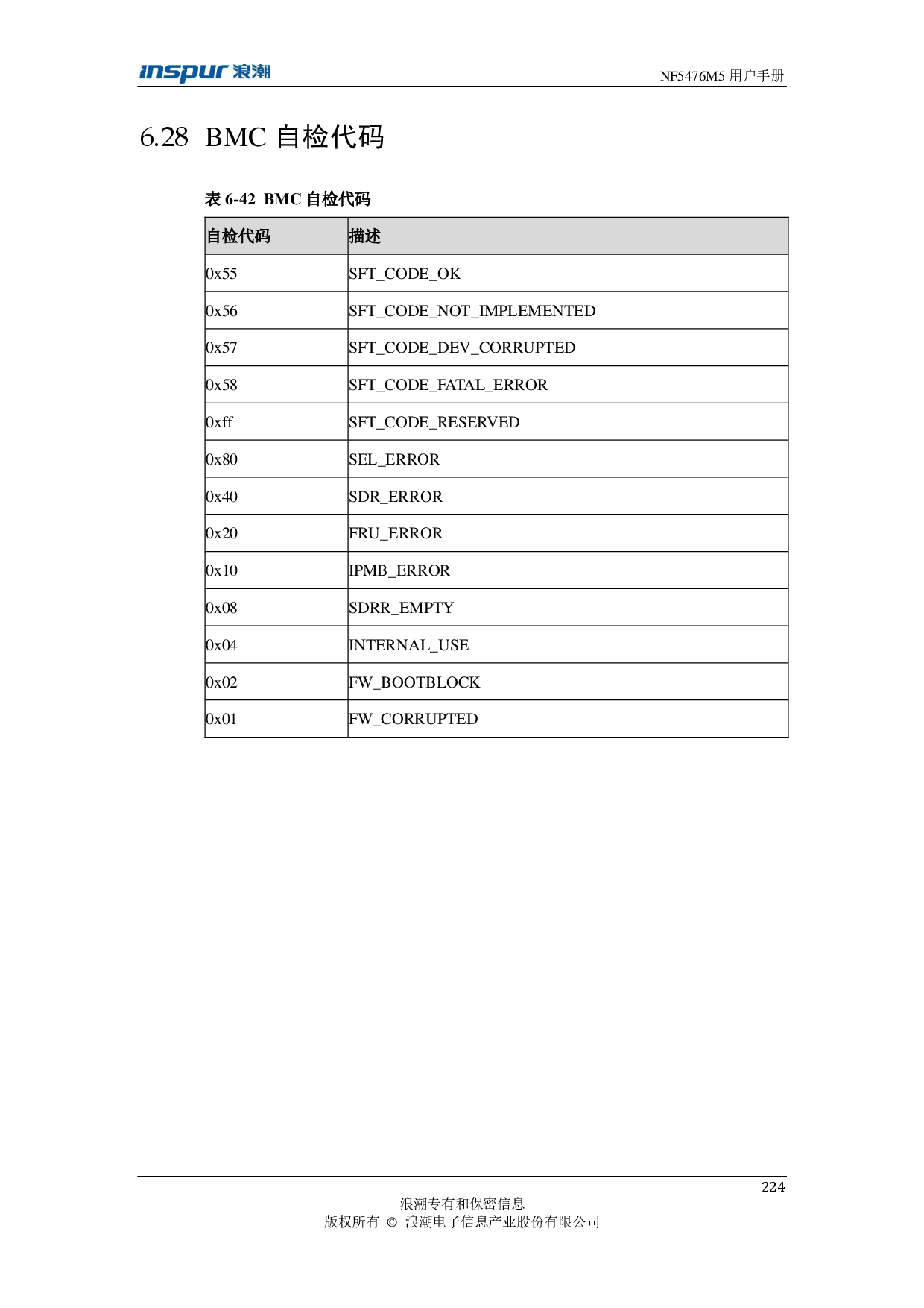 浪潮英信 NF5476M5 机架式服务器用户手册PDF第224页