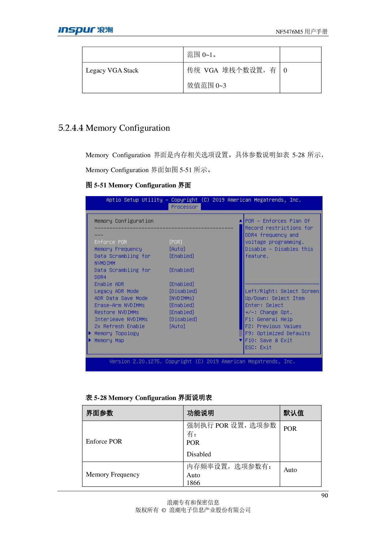 浪潮英信 NF5476M5 机架式服务器用户手册PDF第90页