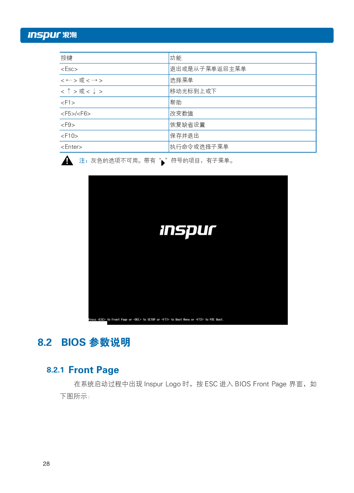 浪潮英信 NF8480M5 机架式服务器用户手册PDF第34页