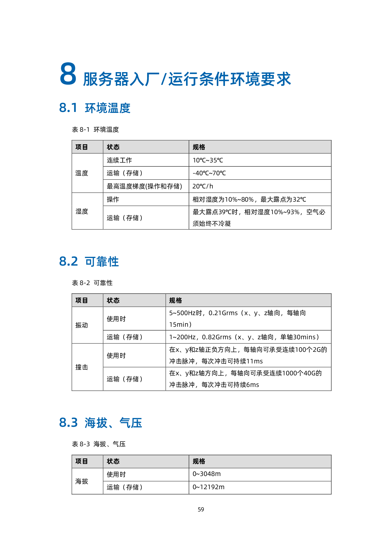 浪潮英信 NF5280A6 机架式服务器用户手册 V1.8PDF第70页