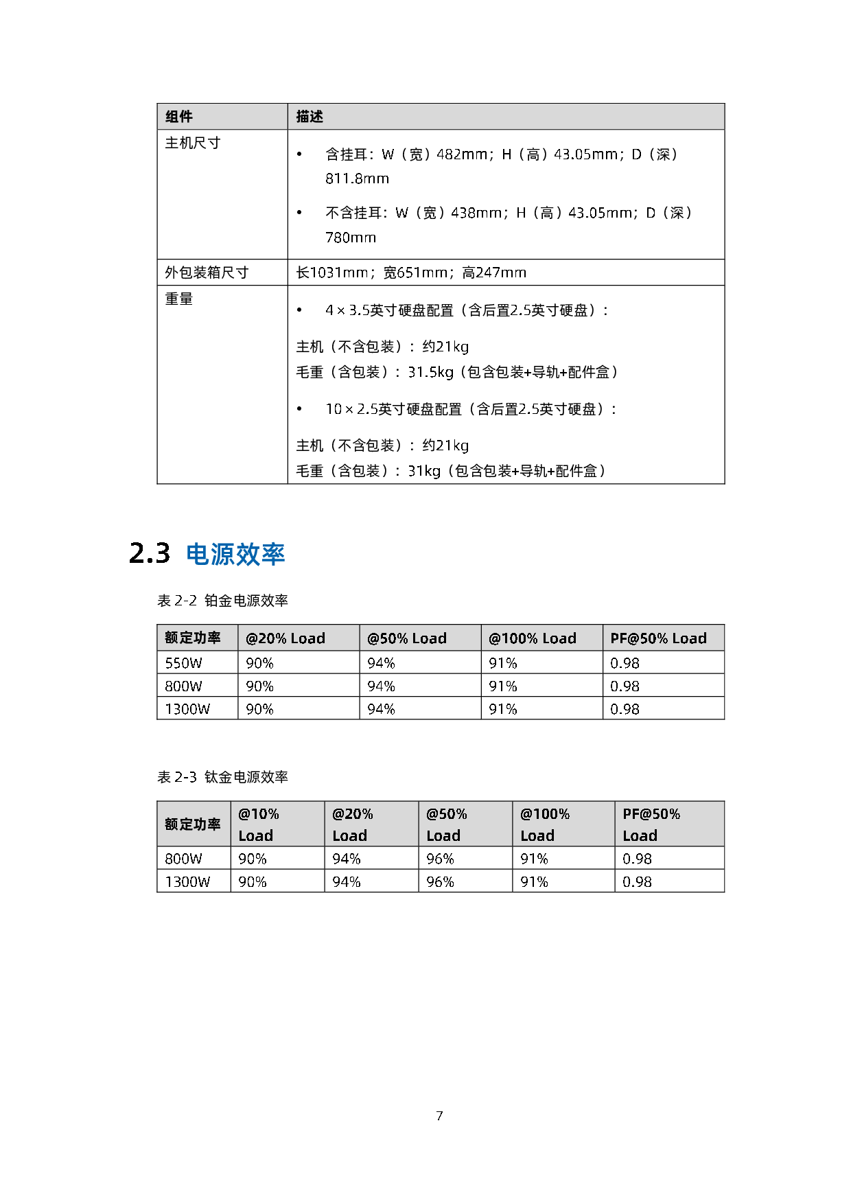 浪潮英信 NF5180A6 机架式服务器用户手册 V1.3PDF第18页