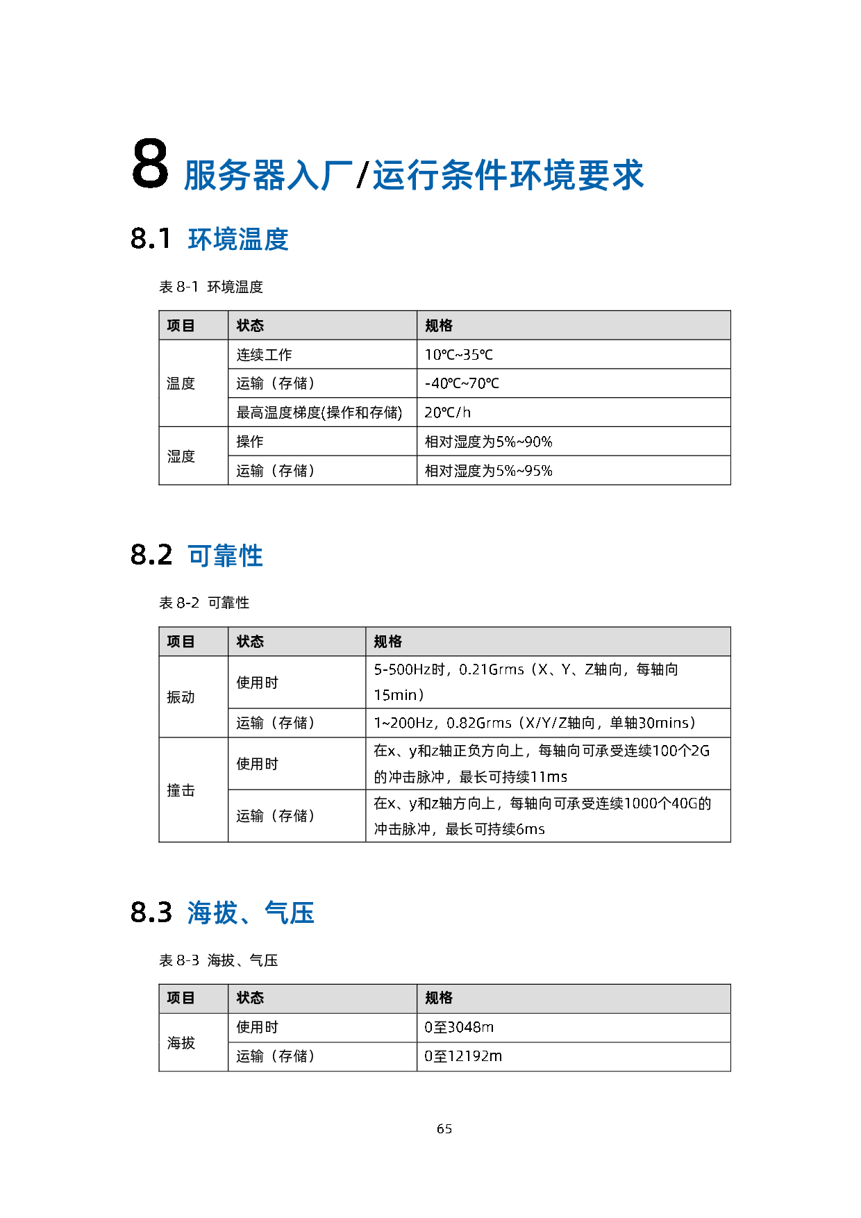 浪潮英信 NF5180A6 机架式服务器用户手册 V1.3PDF第76页